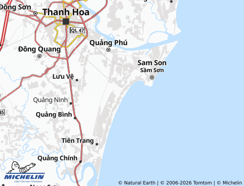 Mapa MICHELIN Quảng Hùng - ViaMichelin
