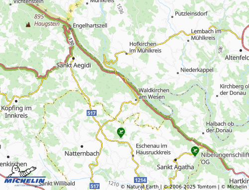 MICHELIN-Landkarte Aichberg-Buchen - ViaMichelin