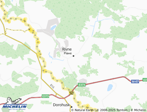 Mappa MICHELIN Rivne - ViaMichelin