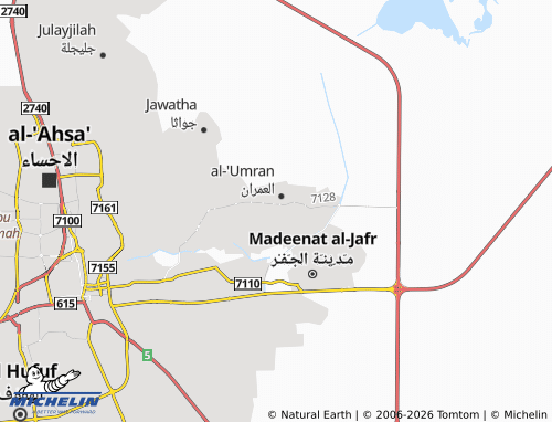 MICHELIN-Landkarte Abu Thawr - ViaMichelin