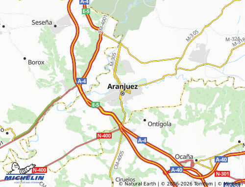 MICHELIN Aranjuez map - ViaMichelin