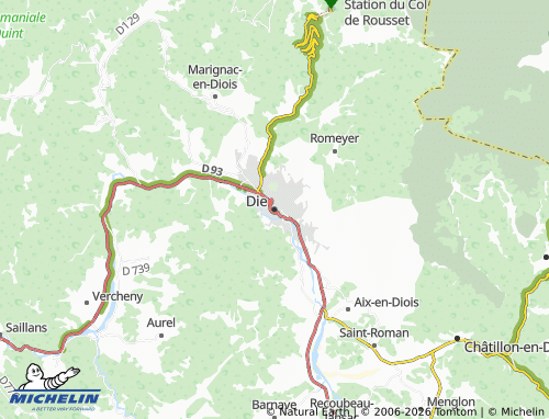 MICHELIN-Landkarte Die - ViaMichelin