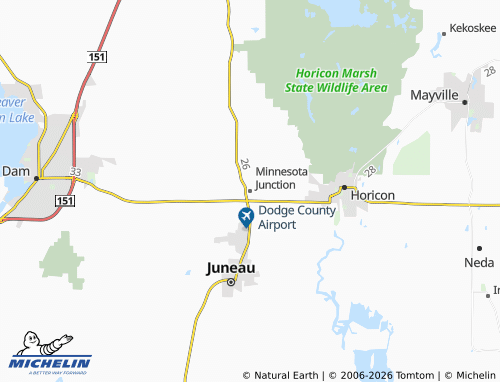 Carte MICHELIN Minnesota Junction - ViaMichelin