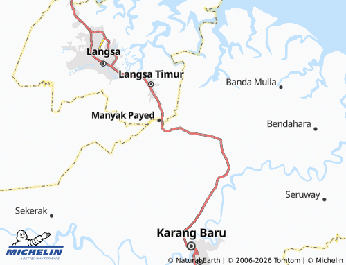 MICHELIN Buket Paya map - ViaMichelin
