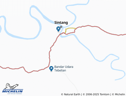 MICHELIN Marti Guna map - ViaMichelin