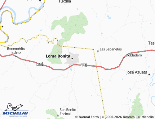 Mappa MICHELIN Vicente Guerrero - ViaMichelin
