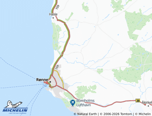 Mappa MICHELIN Gøngeherred - ViaMichelin