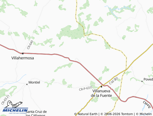MICHELIN Cañamares map - ViaMichelin