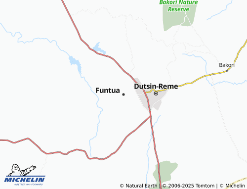 MICHELIN Funtua map - ViaMichelin