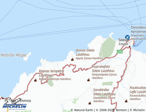 Mapa MICHELIN Kalavros - ViaMichelin
