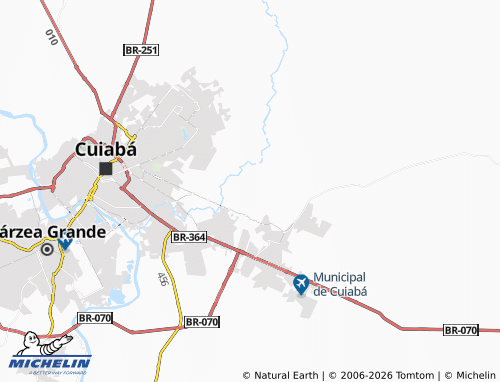 MICHELIN Osmar Cabral map - ViaMichelin