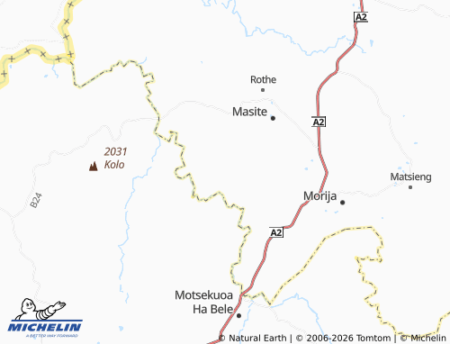 MICHELIN Ha Ramaphiri map - ViaMichelin