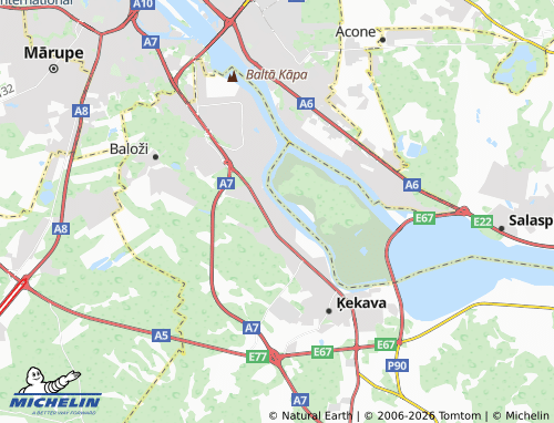 Kaart MICHELIN Alejas - ViaMichelin
