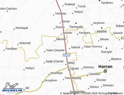 MICHELIN Eke map - ViaMichelin