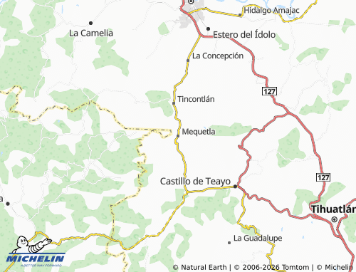 Mappa MICHELIN Mequetla - ViaMichelin