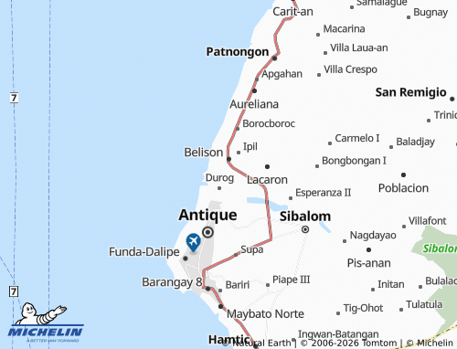 MICHELIN Sinaja map - ViaMichelin