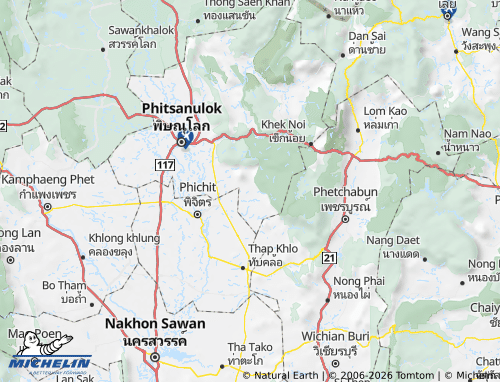Mapa MICHELIN Amphoe Noen Maprang - ViaMichelin