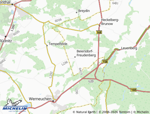 Mapa MICHELIN Beiersdorf-Freudenberg - ViaMichelin