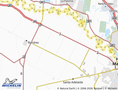 MICHELIN La Reforma map - ViaMichelin