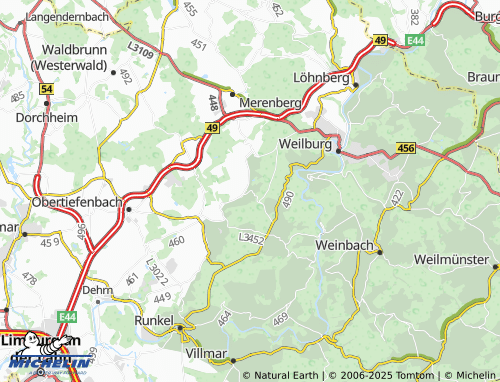 Mapa MICHELIN Gaudernbach - ViaMichelin