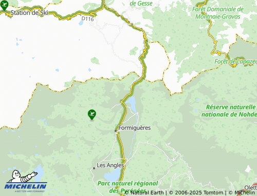 MICHELIN Puyvalador map - ViaMichelin