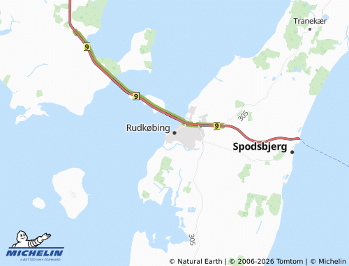 Kaart MICHELIN Rudkøbing - ViaMichelin