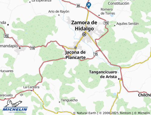 MICHELIN La Luz map - ViaMichelin