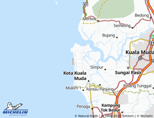 Carte MICHELIN Kampung Sungai Yu - ViaMichelin