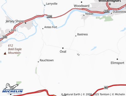 MICHELIN Oval map - ViaMichelin