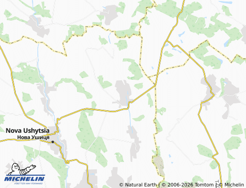 MICHELIN Zhabyntsi map - ViaMichelin