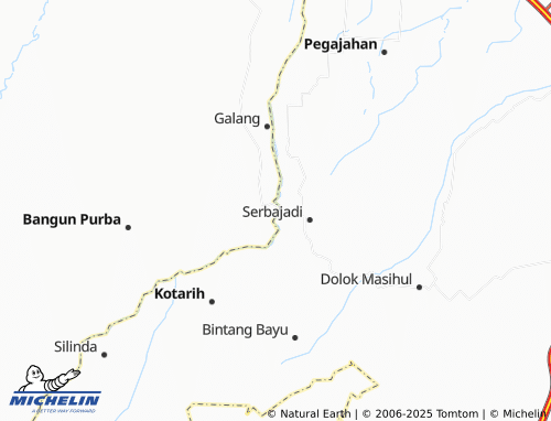 MICHELIN Baru Titi Besi map - ViaMichelin