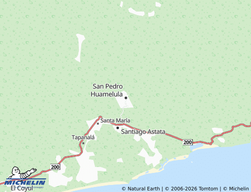 MICHELIN Santo Niño map - ViaMichelin