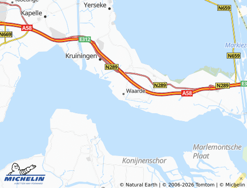 Mappa MICHELIN Waarde - ViaMichelin