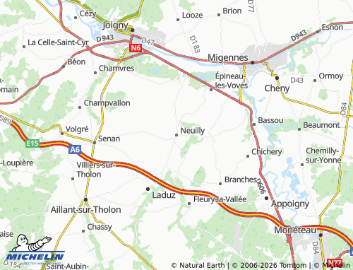 Mappa MICHELIN Neuilly - ViaMichelin
