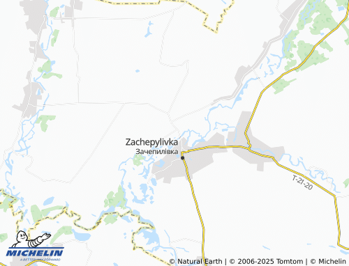 MICHELIN Nahirne map - ViaMichelin
