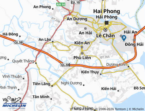 Mapa MICHELIN Thái Sơn - ViaMichelin