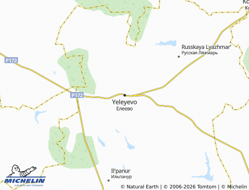 MICHELIN-Landkarte Yeleyevo - ViaMichelin