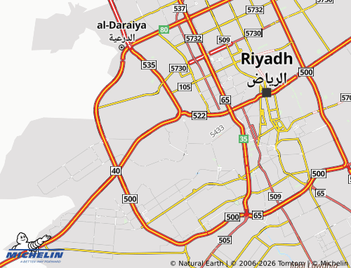 MICHELIN-Landkarte al-Huda - ViaMichelin