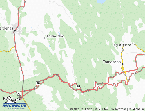 Mappa MICHELIN Las Canoas - ViaMichelin