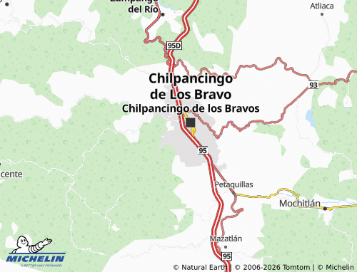 Mapa MICHELIN Movimiento Territorial - ViaMichelin