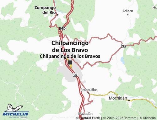 Mappa MICHELIN Niños Héroes - ViaMichelin