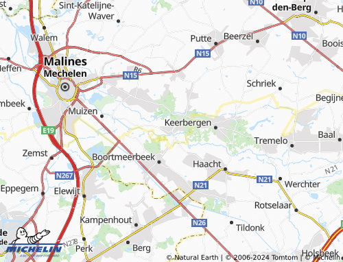 Kaart MICHELIN Rijmenam - ViaMichelin