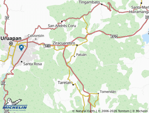 Mappa MICHELIN Patuán - ViaMichelin