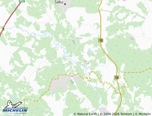 MICHELIN Kiisa map - ViaMichelin