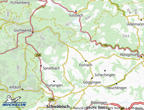 MICHELIN-Landkarte Helpertshofen - ViaMichelin