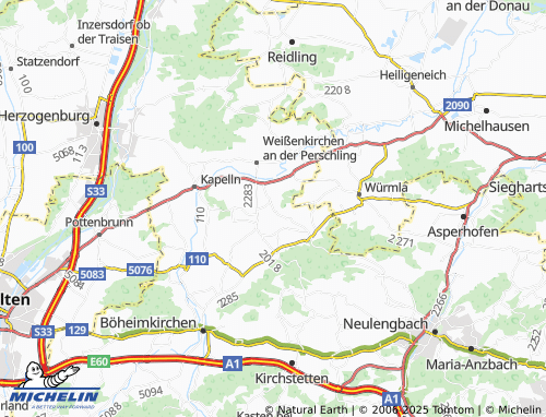 MICHELIN Haselbach map - ViaMichelin