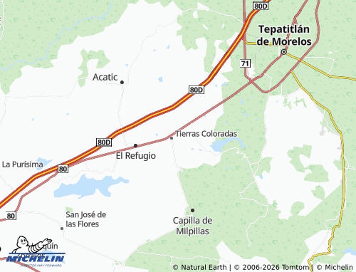MICHELIN San José map - ViaMichelin