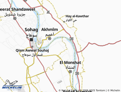 Carte MICHELIN Bandar al-Karmaniyyah - ViaMichelin
