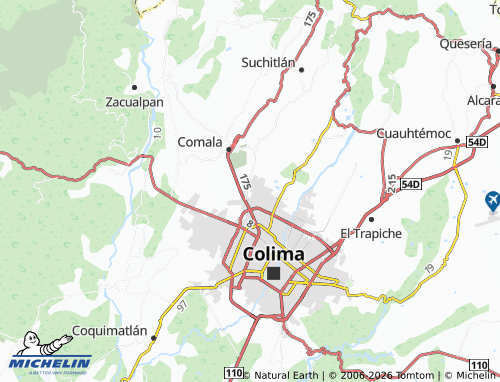 MICHELIN-Landkarte Colinas de la Cruz - ViaMichelin