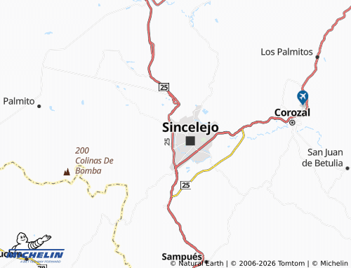 MICHELIN Pablo VI map - ViaMichelin